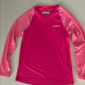 Magellan Outdoors Kids Polka Dot Pink Shirt